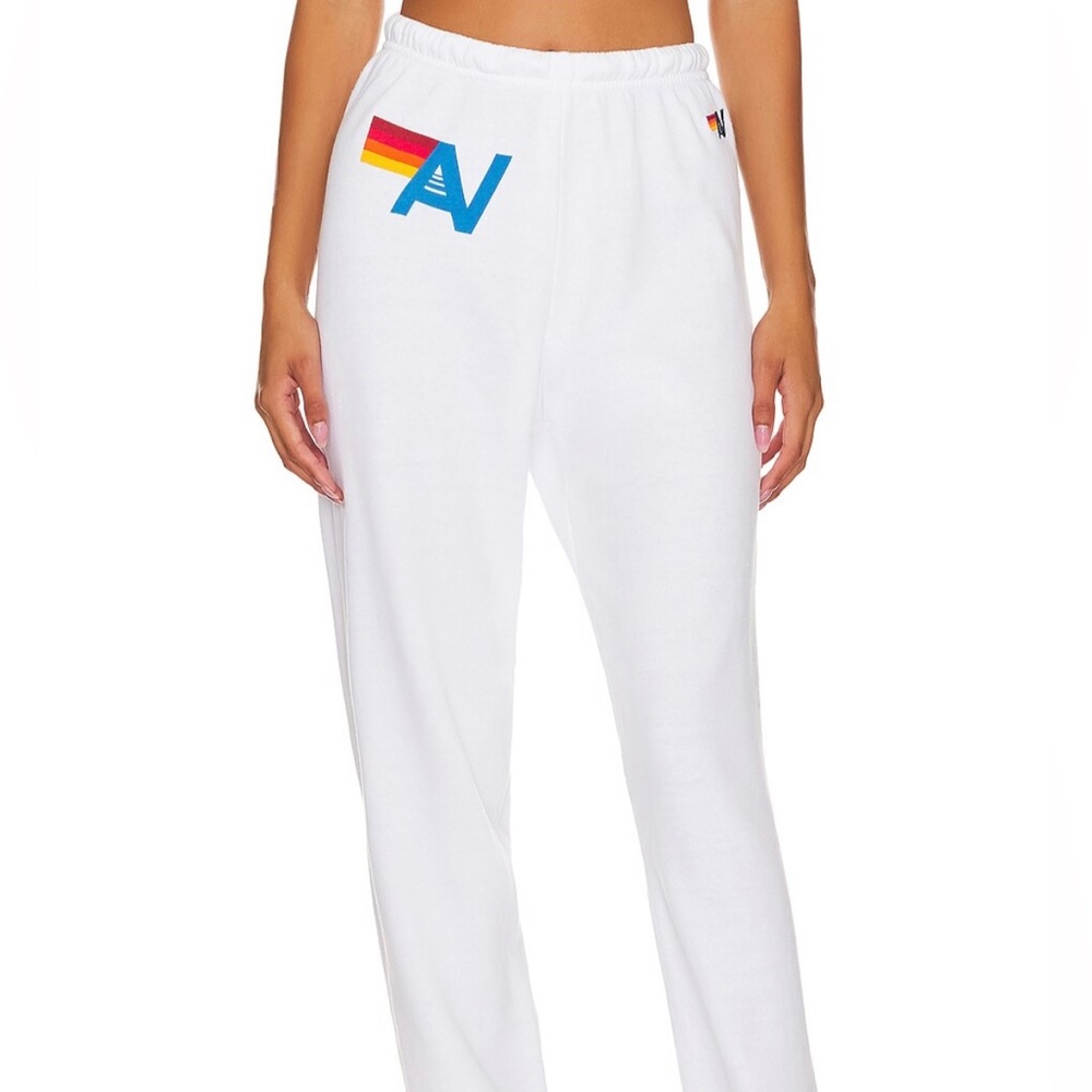 White Aviator Nation Sweatpants size Small